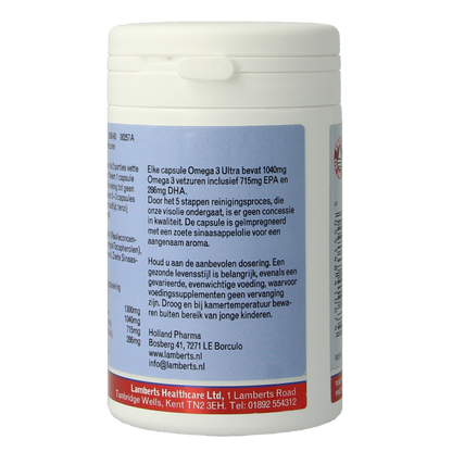 Lamberts Visolie omega 3 ultra 1300mg 60 Capsules
