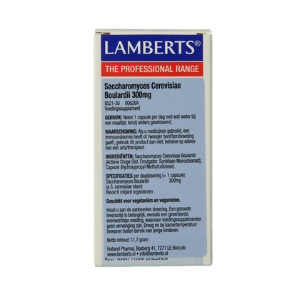 Lamberts Saccharomyces boulardii 300mg 30 Capsules