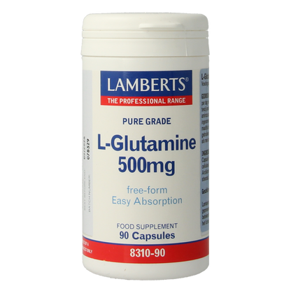 Lamberts L-Glutamine 500mg 90 Vegetarische capsules
