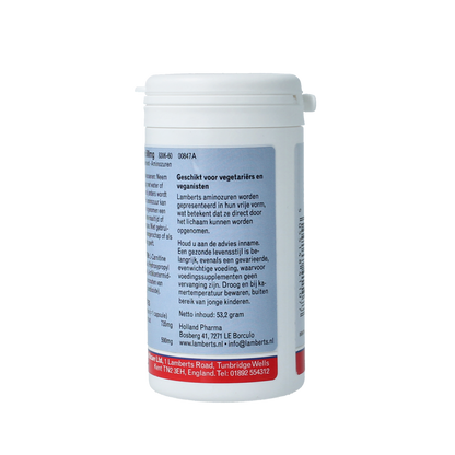 Lamberts L-Carnitine 500mg 60.00 Vegetarische capsules