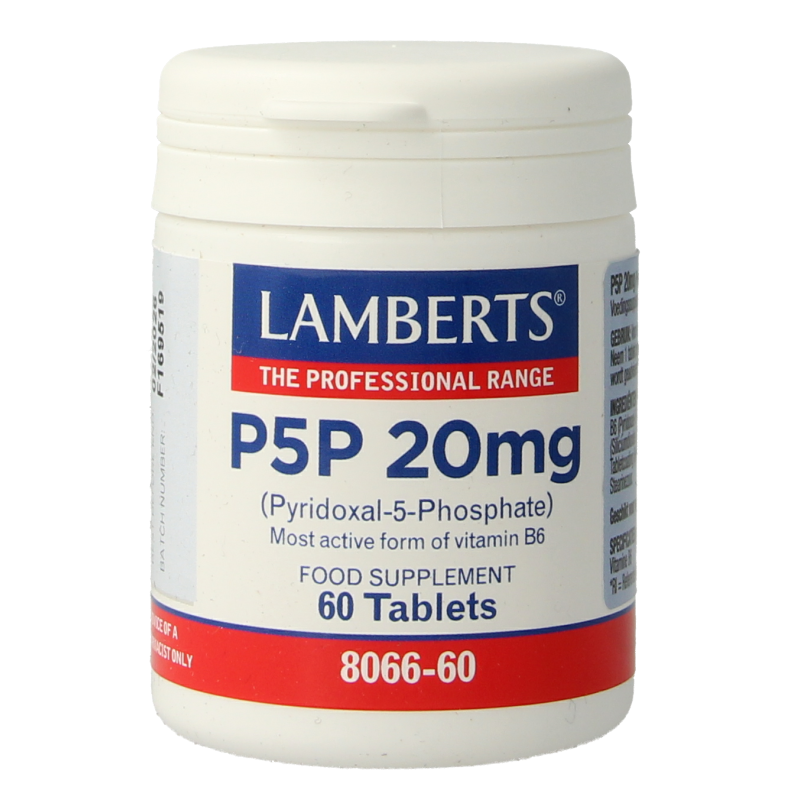 Lamberts Vitamine B6 (P5P) 20mg 60 Tabletten