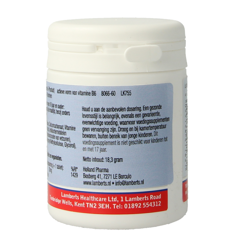 Lamberts Vitamine B6 (P5P) 20mg 60 Tabletten