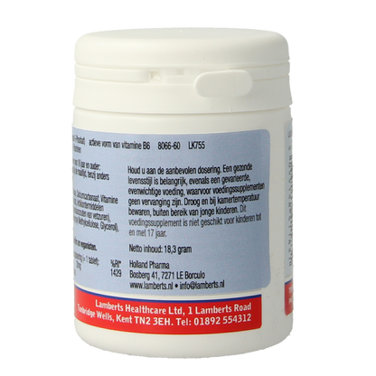 Lamberts Vitamine B6 (P5P) 20mg 60 Tabletten