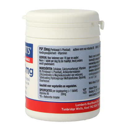 Lamberts Vitamine B6 (P5P) 20mg 60 Tabletten