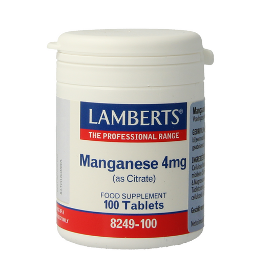 Lamberts Mangaan (manganese) 4mg 100 Tabletten