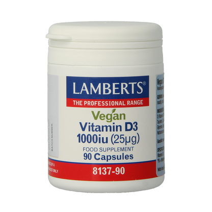 Lamberts Vitamine D3 1000IE 25mcg vegan 90 Capsules