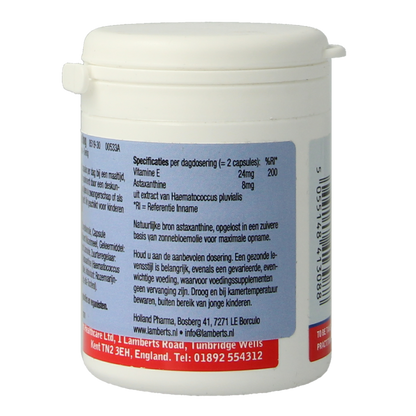 Lamberts Astaxanthine 8mg 30 Tabletten