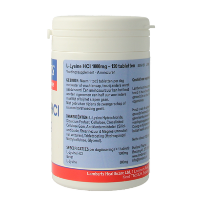 Lamberts L-Lysine 1000mg 120 Tabletten