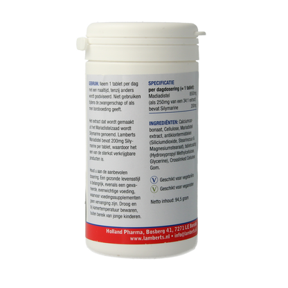 Lamberts Mariadistel 200mg silymarin 90.00 Tabletten