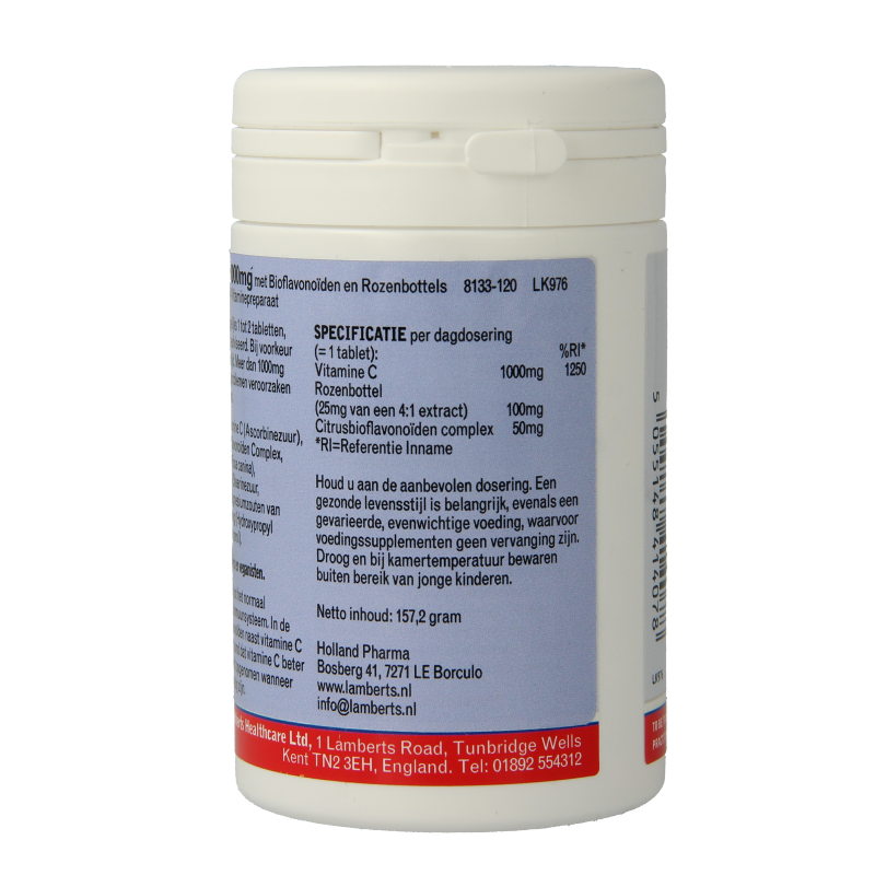 Lamberts Vitamine C 1000mg & bioflavonoiden 120 Tabletten