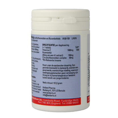 Lamberts Vitamine C 1000mg & bioflavonoiden 120 Tabletten