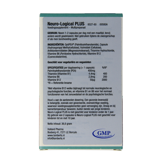 Lamberts Neuro-logical (PEA) plus 60.00 Capsules