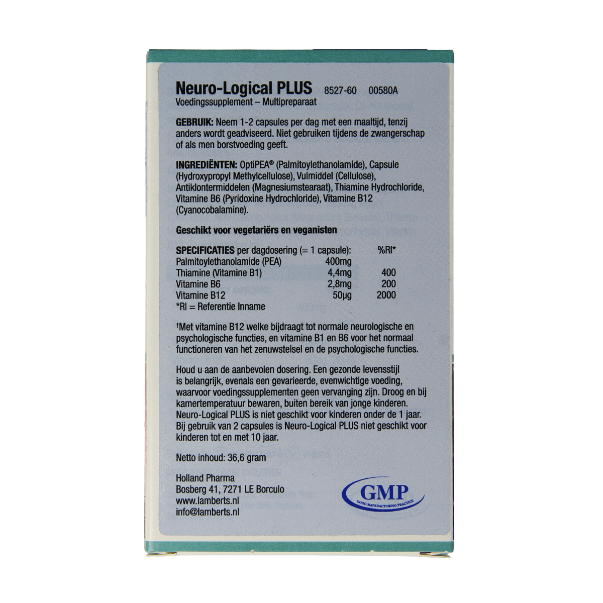 Lamberts Neuro-logical (PEA) plus 60.00 Capsules