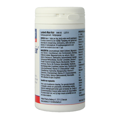 Lamberts Maxi hair nieuwe formule 60 Tabletten