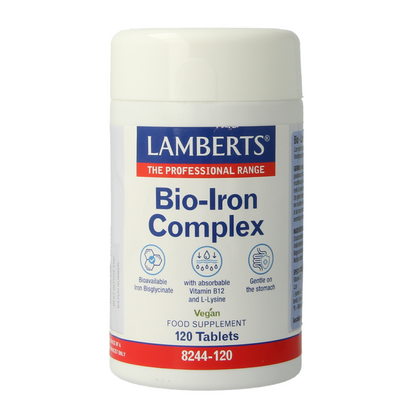Lamberts Bio-ijzer complex 120 Tabletten
