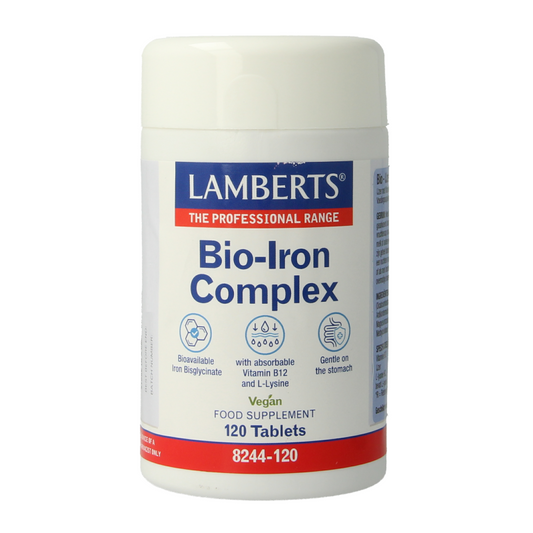 Lamberts Bio-ijzer complex 120 Tabletten