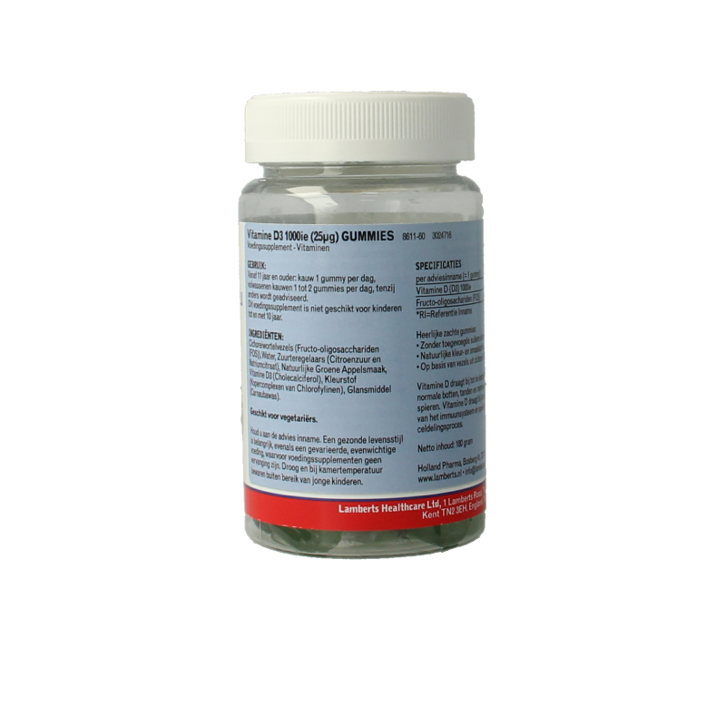 Lamberts Vitamine D3 1000IE 60 Gummies
