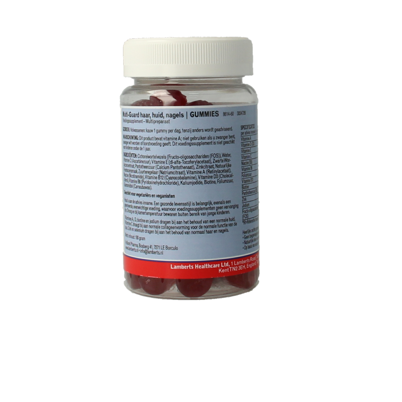 Lamberts Multi guard haar huid nagel 60 Gummies