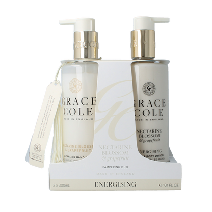 Grace Cole Nectarine blossom & grapefruit hand care duo 2 Stuks