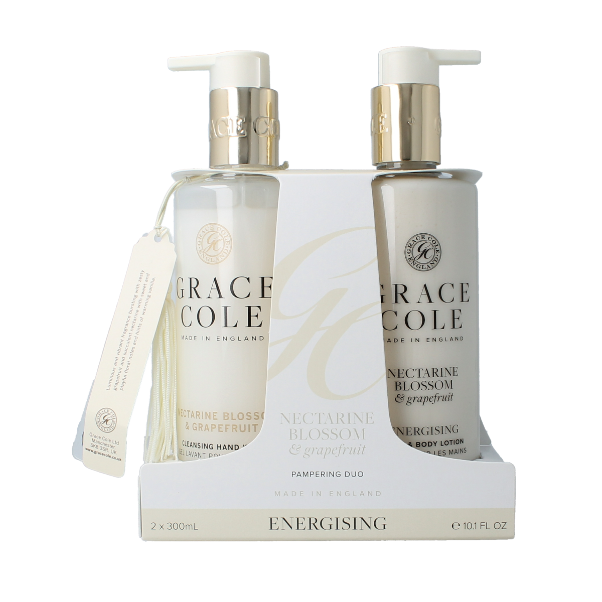 Grace Cole Nectarine blossom & grapefruit hand care duo 2.00 Stuks