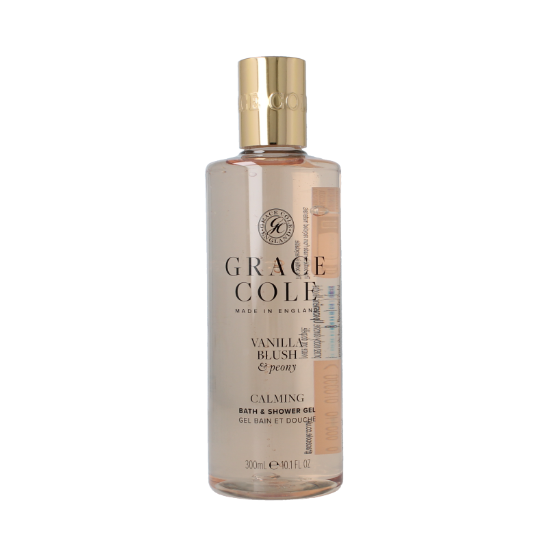 Grace Cole Vanilla blush & peony bath & shower gel 300 Milliliter