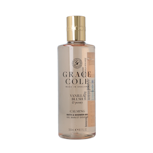 Grace Cole Vanilla blush & peony bath & shower gel 300 Milliliter
