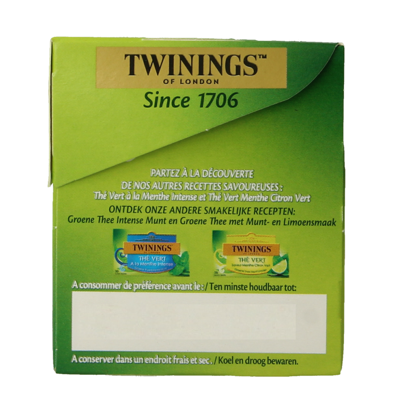 Twinings Pure green tea 25 Zakjes