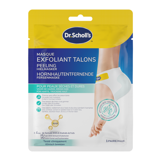 Dr. Scholl's Hielmasker peeling 1.00 Paar