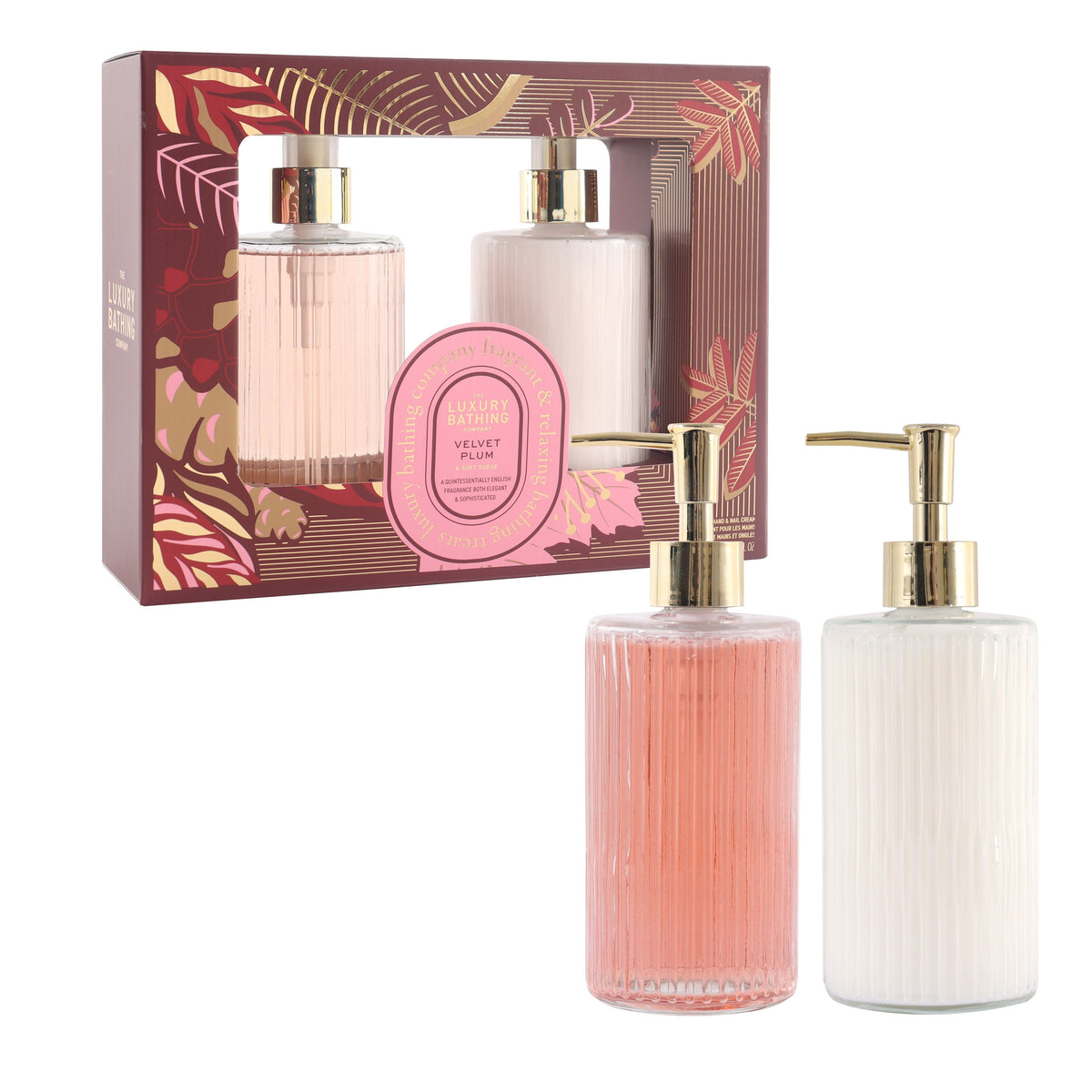 The Luxury Bathing Co Velvet Plum & Soft Suede - Heavenly Hands 1.00 Set