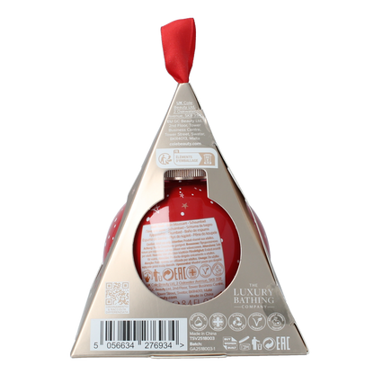 The Luxury Bathing Co Comfort & joy bath soak bauble 250 Milliliter