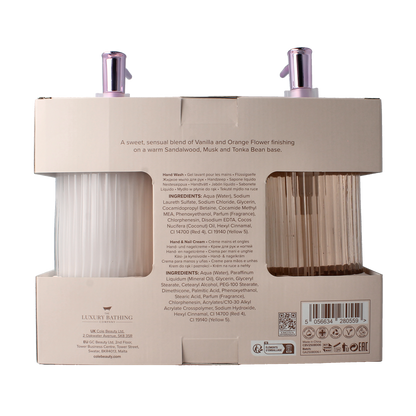 The Luxury Bathing Co Heavenly hands wash & hand nail cream glass bottle 1.00 Set