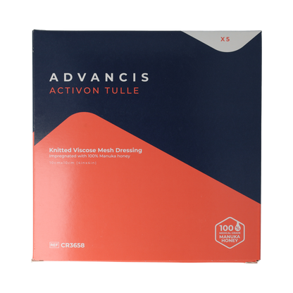 Advancis Activon Manuka Tulle 10x10cm BOX5 pcs 5.00 Stuks