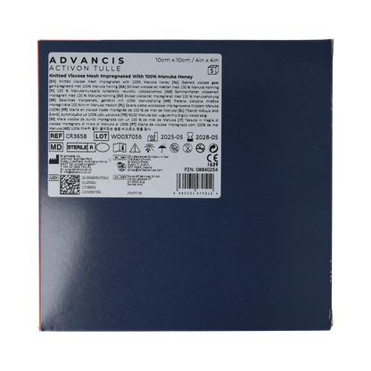 Advancis Activon Manuka Tulle 10x10cm BOX5 pcs 5.00 Stuks
