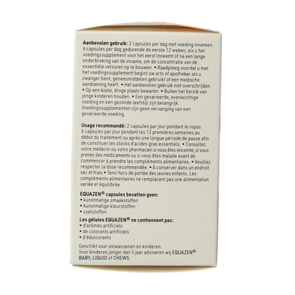 SFI Health  Equazen capsules omega 3- & 6-vetzuren 60.00 Capsules
