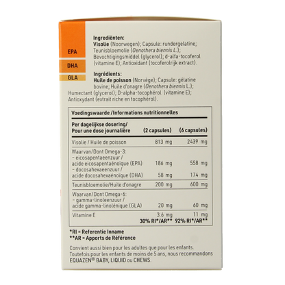 SFI Health  Equazen capsules omega 3- & 6-vetzuren 210 Capsules