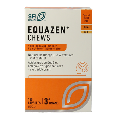 SFI Health  Equazen chews omega 3- & 6-vetzuren 180 Capsules