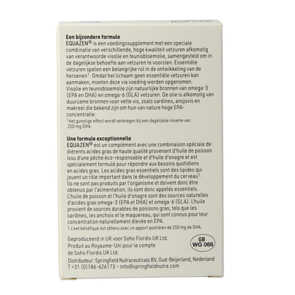 SFI Health  Equazen chews omega 3- & 6-vetzuren 180 Capsules