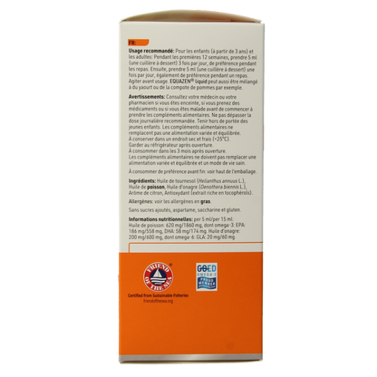 Equazen Equazen liquid citrus omega 3- & 6-vetzuren 200 Milliliter