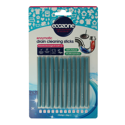 EcoZone Afvoer ontstopper sticks 12 Stuks