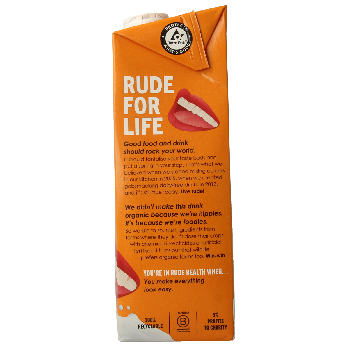 Rude Health Cashewnootdrank bio 1.00 Liter
