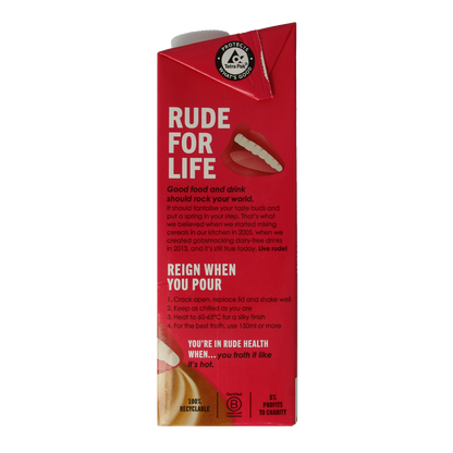 Rude Health Almond barista 1.00 Liter