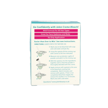 Jolen Ontkleuringscreme creme bleach mild aloe vera  30.00 Milliliter