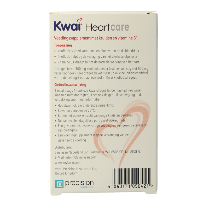 Kwai Heartcare knoflook 100 Dragees