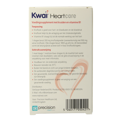 Kwai Heartcare knoflook 100 Dragees