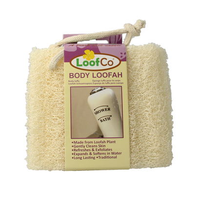 Loofco Douche en bad spons luffa bio 1.00 Stuks