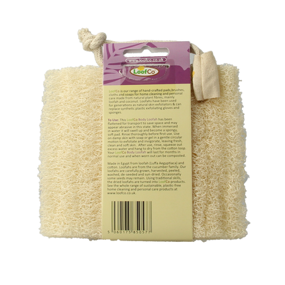Loofco Douche en bad spons luffa bio 1.00 Stuks