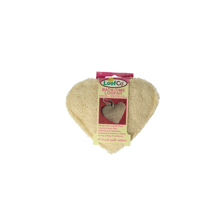 Loofco Douche en bad spons hartje bio 1.00 Stuks