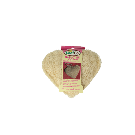 Loofco Douche en bad spons hartje eko 1.00 Stuks