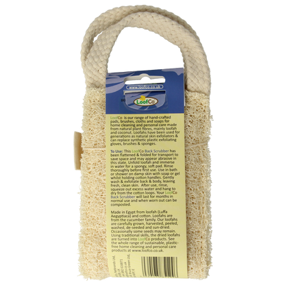 Loofco Rug scrubber loofah bio 1.00 Stuks