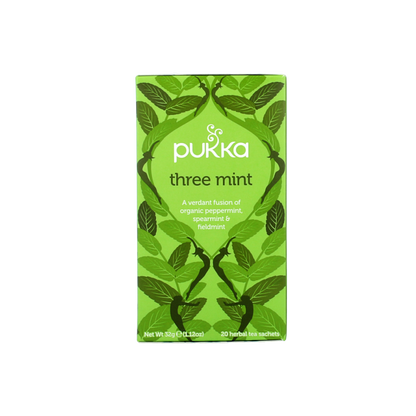 Pukka Three mint bio 20 Zakjes